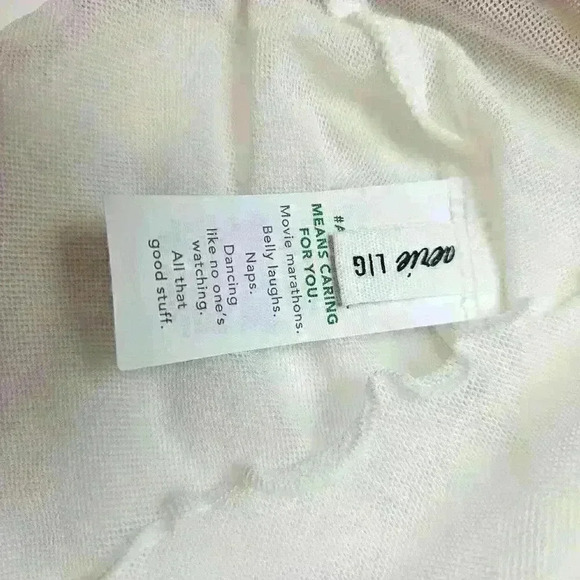 Aerie Magic of Mesh Top White Size Large - Picture 3 of 6